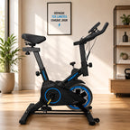 vélo spinning bleu