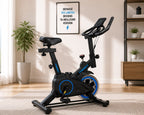 vélo spinning bleu