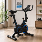 vélo spinning bleu