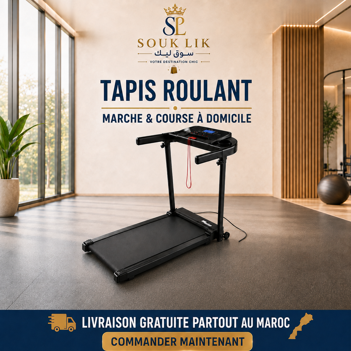 pack rameur + tapis roulant