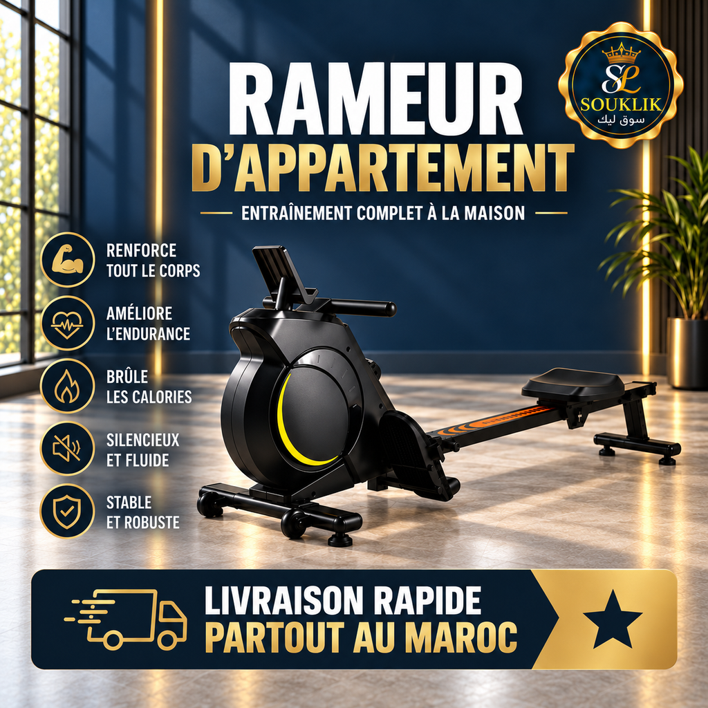 Rameur Magnétique d’Appartement – Cardio & Musculation Full Body