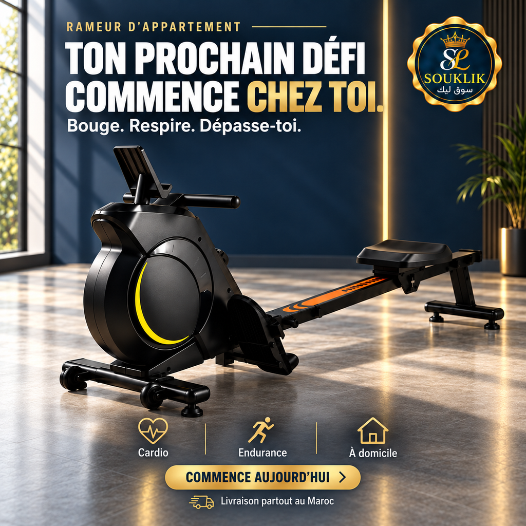 Rameur Magnétique d’Appartement – Cardio & Musculation Full Body